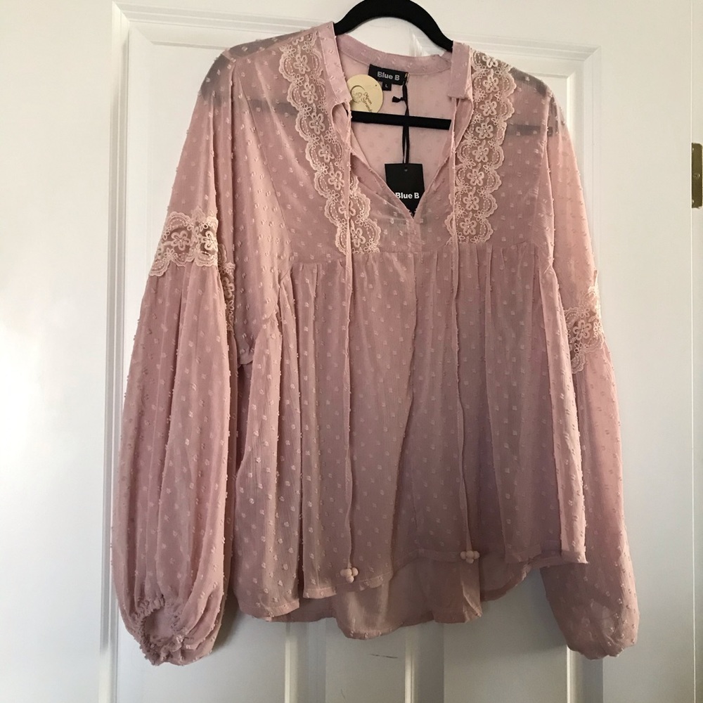 Blue B Pink Blouse